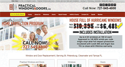 Desktop Screenshot of practicalreplacementwindows.com