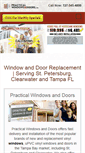 Mobile Screenshot of practicalreplacementwindows.com