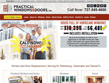Tablet Screenshot of practicalreplacementwindows.com